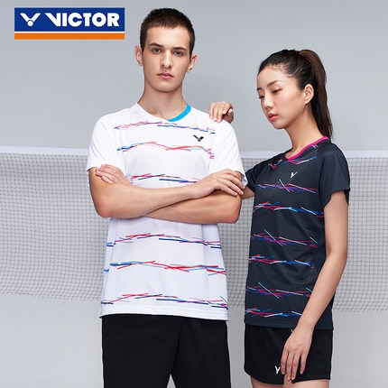 victor威克多正品羽毛球服T-91000TD T恤